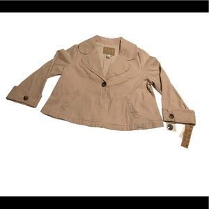 A.M.I. Khaki pinstripe blazer size Large